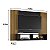 Painel Navi 1.20m Ripado 3D Tv até 48" - Bechara Móveis - Imagem 6