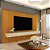 Home Nobre Soft Ripado 230 3G 100% MDF - Tv até 85"sr - Imagem 1