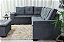 Sofa Canto 5 lugares com puff Alemanha - Imagem 5