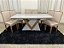 Mesa de jantra 1.80 Toquio Off white/imbuia com 06 cadeiras Lunara bege 07-AP - Imagem 2