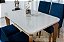 Mesa de jantar Londrina imbuia tampo cop off 1.20x80 com 04 cadeiras luxo - Rufato - Imagem 5