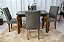 Mesa de jantar Londrina imbuia tampo cop off 1.20x80 com 04 cadeiras luxo - Rufato - Imagem 1
