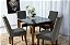 Mesa de jantar Londrina imbuia tampo cop off 1.20x80 com 04 cadeiras luxo - Rufato - Imagem 3