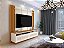 Painel Veyron 2.00m com Rack Hannove 1.80m - Tv até 75" - EDN Móveis - Imagem 1
