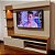 Home Theater  Ripado Maceió 2.00m TV Até 65"  com LED - Imagem 1