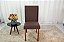 Mesa Helo 90x90 tampo vidro com 04 cadeiras Roma em Veludo- Art Assento Polimanrf - Imagem 4