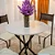 Mesa Atlanta Circular 75x75 com  04 cadeiras - Teixeira Tubulares - Imagem 5