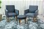 02 Poltronas Dallas + 01 Puff Dallas - Imagem 1