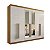 Roupeiro Da Vinci 06 portas 100% MDF Com Espelhos - D Doro - Imagem 5