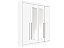 Roupeiro 4 portas Da Vinci  100% MDF com espelhos - D'Doro - Imagem 5