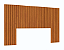 Cabeceira Elegance Ripada Casal com led - Mira rack dlm - Imagem 1