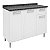 Balcão aço com pia inox 1.05m - Bertoline Cb - Imagem 1