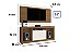 Rack com Painel Triton Tv até 58"- Edn Móveis Ld - Imagem 4