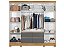 Roupeiro Berlim 2.16m Casal 8P4G - Moval dlm - Imagem 4