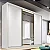 Roupeiro Diamond Casal 100% MDF 2.41m  - Novo Horizonte - Imagem 5