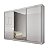 Roupeiro Diamond Casal 100% MDF 2.41m  - Novo Horizonte - Imagem 6