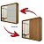 Roupeiro 2P. Titanium com espelho 100% MDF 2.20m - D Doro - Imagem 2