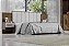 Cabeceira Queen Íris Larg. 2.60m com Detalhe Ripado 100% MDF Cinamomo/Off D'Doro - Imagem 4