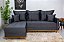 Sofá 3 Lug. Com Chaise Lado Direito Milão Larg. 2.30m Veludo  Molas Ensacadas - Evidence - Imagem 13