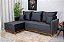 Sofá 3 Lug. Com Chaise Lado Direito Milão Larg. 2.30m Veludo  Molas Ensacadas - Evidence - Imagem 10