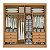 Roupeiro 2 Portas Titanium Ripado 100% MDF Larg. 2.20m - D Doro - Imagem 3