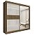 Roupeiro 2 Portas Titanium Ripado 100% MDF Larg. 2.20m - D Doro - Imagem 5
