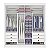 Roupeiro 2 Portas Titanium Ripado 100% MDF Larg. 2.20m - D Doro - Imagem 10