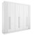 Roupeiro Da Vinci Plus 06P 2.75m   Sem Espelhos 100% MDF Ripado - D doro - Imagem 5