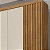 Roupeiro Santoro 6 Portas C/Detalhe Ripado 100% MDF Larg. 2.43m - Novo Horizonte - Imagem 3