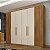 Roupeiro Santoro 6 Portas C/Detalhe Ripado 100% MDF Larg. 2.43m - Novo Horizonte - Imagem 1