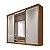 Roupeiro 3 Pts 8 Gav. Sollo Plus c/1Espelho 100% MDF Larg. 2.73m -  Novo Horizonte - Imagem 2