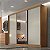 Roupeiro 3 Pts 8 Gav. Sollo Plus c/1Espelho 100% MDF Larg. 2.73m -  Novo Horizonte - Imagem 1
