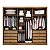 Roupeiro 6 Portas Robust Plus 100% MDF Larg. 2.76m - Novo Horizonte - Imagem 3