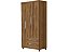 Guarda-Roupa Paris 3 portas 2 gavetas - Rud Rack - Imagem 2