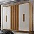 Roupeiro Cairo Ripado 6 Portas 100% MDF Larg. 1.80m - Rufato - Imagem 3