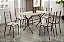 Conjunto Paraty 6 Cadeiras Base Cabo Frio Tampo Off 140×80 Marrom - Teixeira - Imagem 2