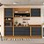 Armário de Cozinha Lisboa Completa 5 Peças 8 Portas 6 Gavetas 100% MDF -Itatiaia - Imagem 1