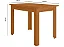 Mesa de Jantar Bellagio 108x68 Carvalho Tampo Off 4 Cadeiras Clara Assento Savana- Poliman - Imagem 3