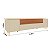 Rack Infinity 100% MDF Larg. 2.30m C/ Pés de Vidro - Gellius - Imagem 9