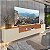 Rack Infinity 100% MDF Larg. 2.30m C/ Pés de Vidro - Gellius - Imagem 7