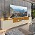 Rack Infinity 100% MDF Larg. 2.30m C/ Pés de Vidro - Gellius - Imagem 1