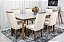 Mesa Jantar Londrina  Tampo Cop Off 180×90 6 Cadeiras Lunara - Rufato - Imagem 2