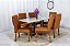 Mesa de Jantar Pedro  Tampo  160×80 06 Cadeiras Lisboa Madeira Maciça - Art Assento - Imagem 4