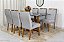 Mesa de Jantar Pedro  Tampo  160×80 06 Cadeiras Lisboa Madeira Maciça - Art Assento - Imagem 12