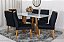 Mesa de Jantar Pedro  Tampo  160×80 06 Cadeiras Lisboa Madeira Maciça - Art Assento - Imagem 7