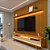 Painel Nobre Larg. 2.30m + Rack Requinte Larg. 2.12m C/LED Tv até 85" - Gelius - Imagem 6