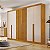 Roupeiro Siena Ripado 6 Portas Larg. 2.70m 100% MDF - Bianchi - Imagem 1