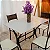 Conjunto Atlanta 4 Cadeiras Base Cabo Frio Tampo Ardosia 100×60 -  Teixeira - Imagem 3