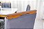 Mesa de Jantar Escócia Mel Tampo Vidro Off/White 120×80 4 Cadeiras Berlim Veludo - Art Assento Madeira Maciça - Imagem 12