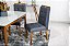 Mesa de Jantar Escócia Mel Tampo Vidro Off/White 120×80 4 Cadeiras Berlim Veludo - Art Assento Madeira Maciça - Imagem 11